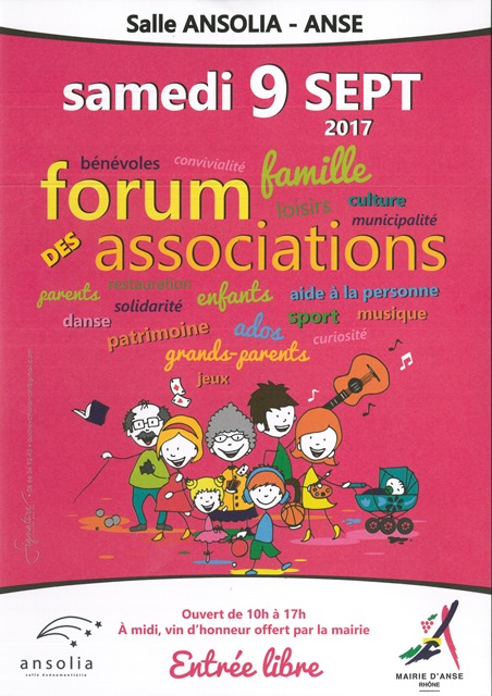 Forum des associations – samedi 9 septembre